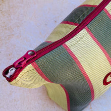 Load image into Gallery viewer, Ciao Cosmetic/Clutch Recycled Bag - Made in India - Coral and Brass