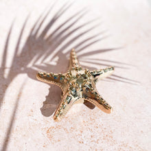Load image into Gallery viewer, Starfish Door Knocker - Gold - Coral and Brass