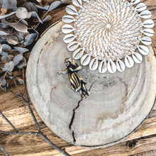 Load image into Gallery viewer, Set of 2 Hula Girl Drawer Pulls - Brass