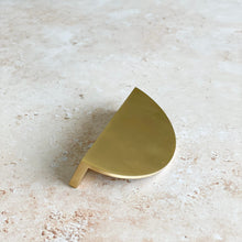 Load image into Gallery viewer, Byron Moon Pull - Satin Brass