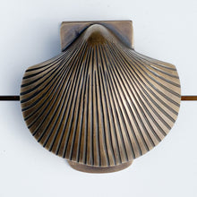 Load image into Gallery viewer, Cockle Shell Door Knocker- Brass