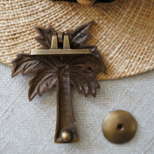 Load image into Gallery viewer, Coconut Palm Tree Door Knocker - Brass