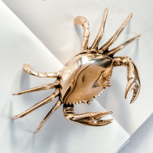 Load image into Gallery viewer, Decorative Crab - Brushed Gold