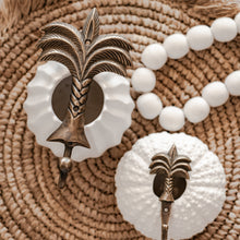 Load image into Gallery viewer, Large Palm Tree Hook - Brass