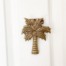 Load image into Gallery viewer, Coconut Palm Tree Door Knocker - Brass