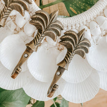 Load image into Gallery viewer, Small Palm Tree Hook - Brass