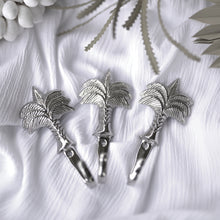 Load image into Gallery viewer, Small Palm Tree Hook - Chrome