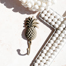 Load image into Gallery viewer, Small Pineapple Hook - Brass