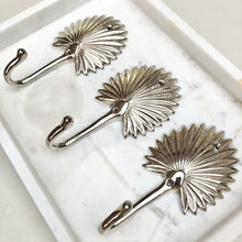 Load image into Gallery viewer, Medium Sahara Palm Hook - Chrome