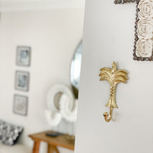 Load image into Gallery viewer, Large Palm Tree Hook - Brushed Gold