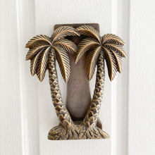 Load image into Gallery viewer, Twin Palms Door Knocker - Brass