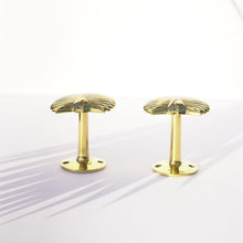 Load image into Gallery viewer, Sahara Palm Curtain Holdback - Brushed Gold