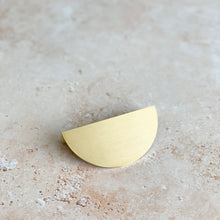 Load image into Gallery viewer, Byron Moon Pull - Satin Brass