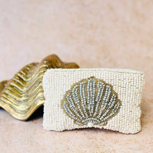 Load image into Gallery viewer, Beaded Shell Venus Pouch Purse
