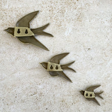 Load image into Gallery viewer, Heirloom Brass Birds - Wall Decor
