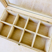 Load image into Gallery viewer, Rayna Rattan Jewellery Box – Stylish Storage with Compartments &amp; Lock :GC local pickup avail
