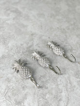 Load image into Gallery viewer, Silver Small Pineapple Brass Hook - Chrome - Coral and Brass
