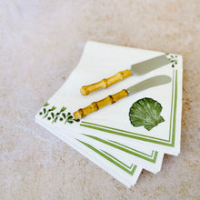 Load image into Gallery viewer, Bamboo Cheese &amp; Spread Set with Shell Napkins – Christmas Gift
