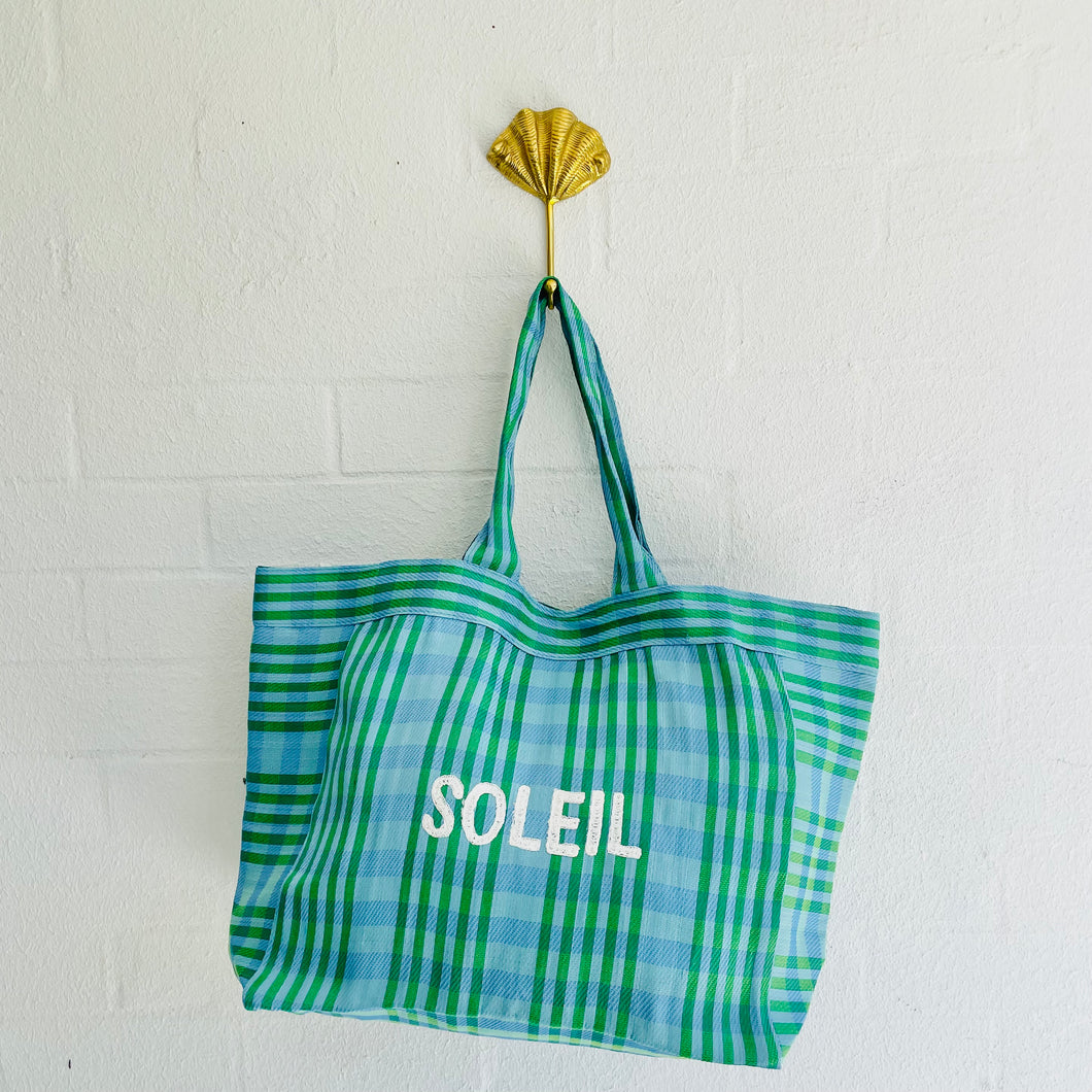 Soleil Recycled Large Tote Beach Bag - Made in India