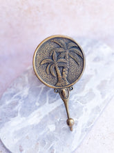 Load image into Gallery viewer, Medium Double Palm Hook - Brass - Coral and Brass
