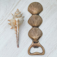 Load image into Gallery viewer, Classic 3 Tier Sea Shell Bottle Opener - Brass
