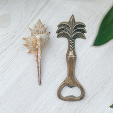 Load image into Gallery viewer, Classic Palm Tree Bottle Opener - Brass
