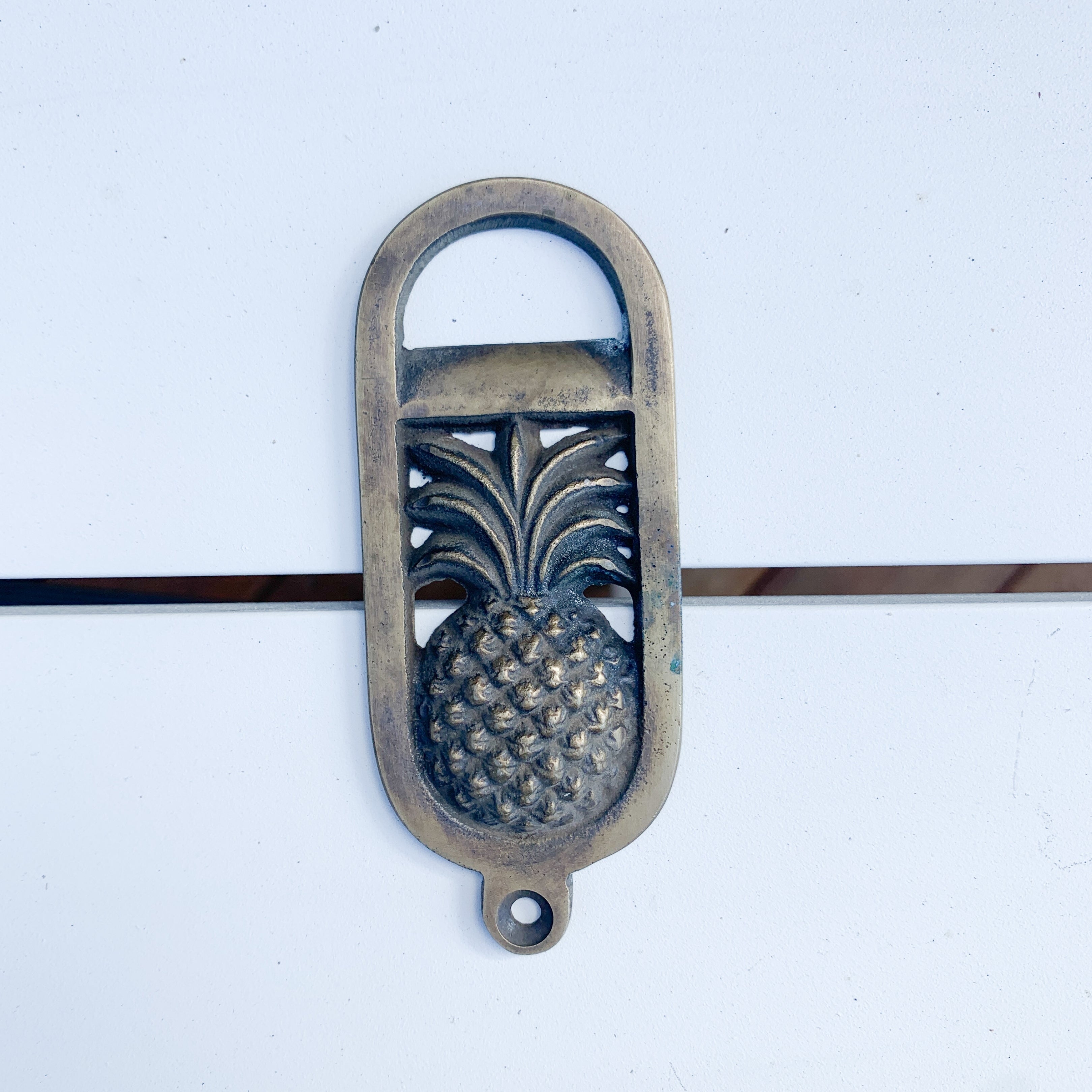 Keychain Pineapple Bottle Opener - Brass