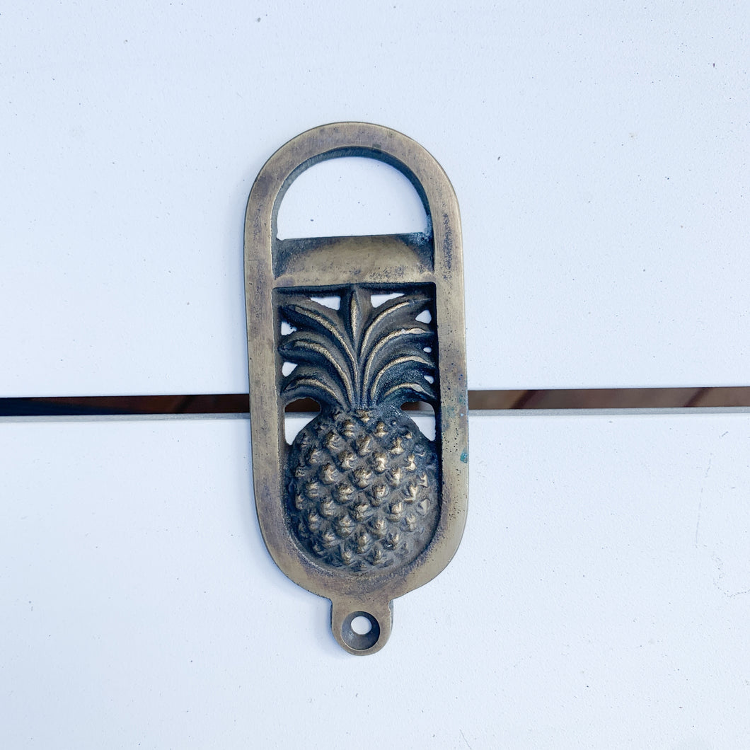 Keychain Pineapple Bottle Opener - Brass