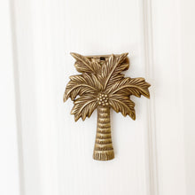 Load image into Gallery viewer, Coconut Palm Tree Door Knocker - Brass
