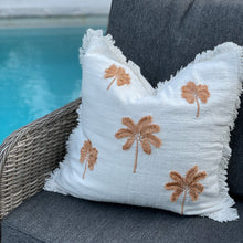 Load image into Gallery viewer, Embroidered Palms Cushion
