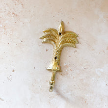 Load image into Gallery viewer, Medium Palm Tree Hook - Brushed Gold
