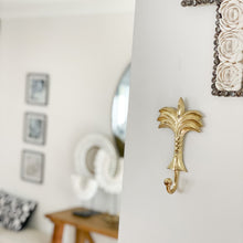 Load image into Gallery viewer, Large Palm Tree Hook - Brushed Gold
