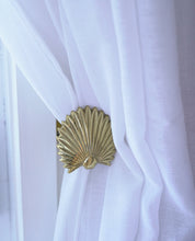 Load image into Gallery viewer, Sahara Palm Curtain Holdback - Brushed Gold
