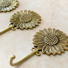 Load image into Gallery viewer, Medium Sunflower Fields Hook - Brushed Gold
