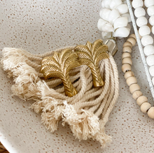 Load image into Gallery viewer, Palm Tree Drawer Pull - Brushed Gold
