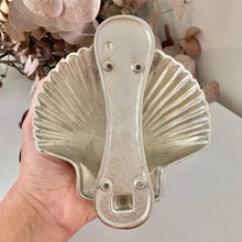 Load image into Gallery viewer, Mermaid Shell Door Knocker - Chrome
