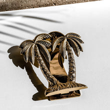 Load image into Gallery viewer, Twin Palms Door Knocker - Brushed Gold
