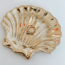 Load image into Gallery viewer, Scalloped Shell Trinket Dish- Brushed Gold
