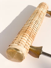 Load image into Gallery viewer, Sunny Rattan Handle - Brass
