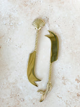 Load image into Gallery viewer, Mermaid Tail Cheese Knife - Brushed Gold
